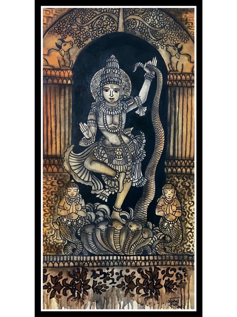 Jagadeesh Inspired from ancient sculpture of Krishna