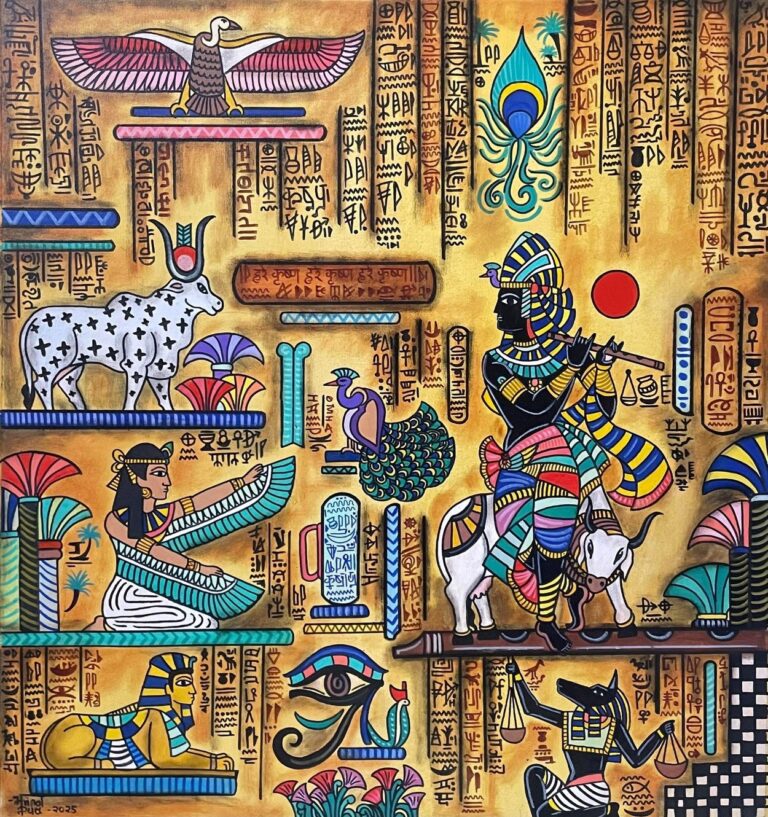 Murlimanohar- Krishna in Egyptian king theme