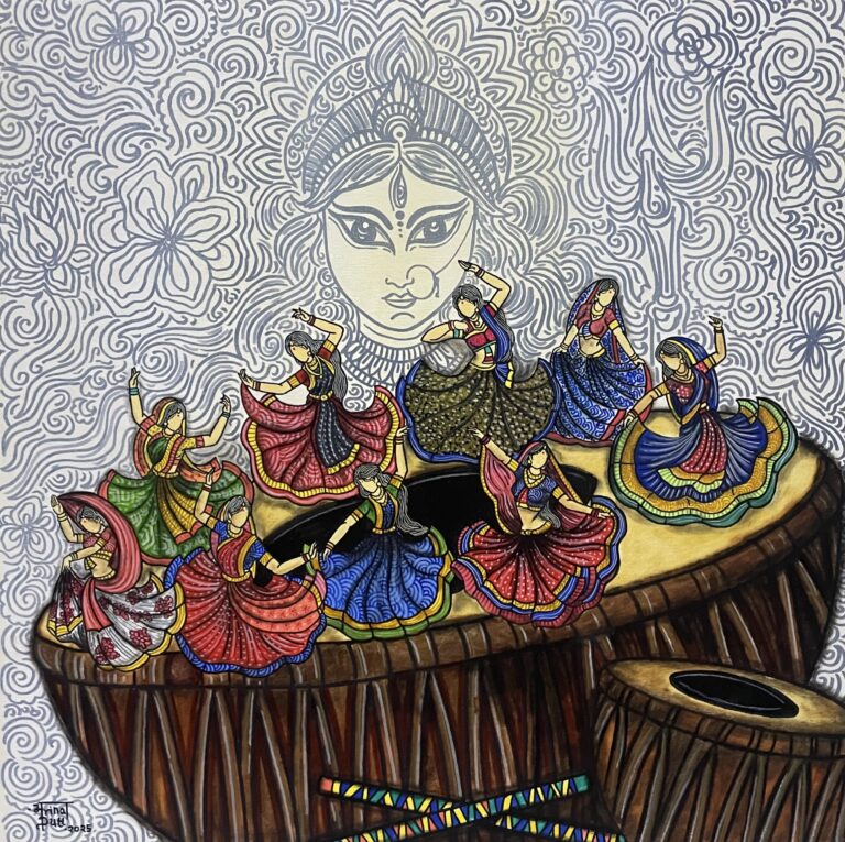 Navratrini- depicting nine women as symbol of power and joy of Nine nights of Navratri